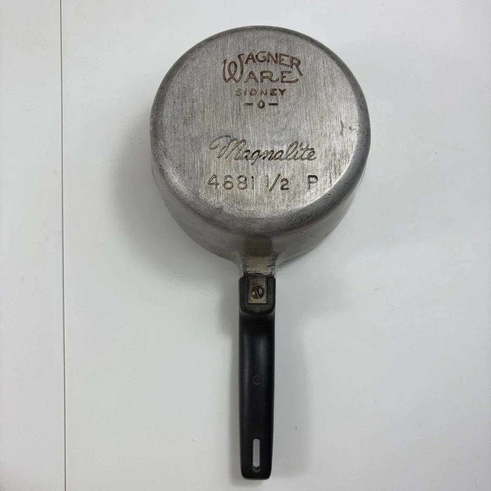 Vintage Wagner Ware Magnalite 4681 1/2 Qt Aluminum Saucepan Pot - Picture 7 of 8
